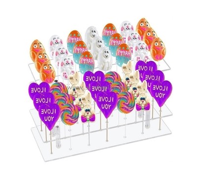 Perspex manufacturer custom acrylic lollipop display stands plexiglass lollipop display racks FD-446